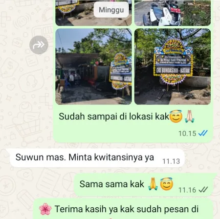 Pengiriman Papan Bunga Duka Jurangmangu Timur