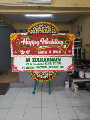 Papan Bunga di Jurangmangu Timur
