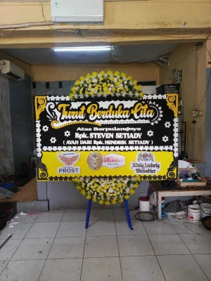 Papan Bunga di Jurangmangu Timur