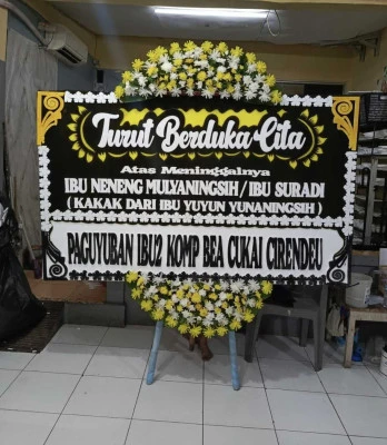 Papan Bunga di Jurangmangu Timur